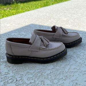 Dr. Martens Cream Loafers Slip-On Shoes